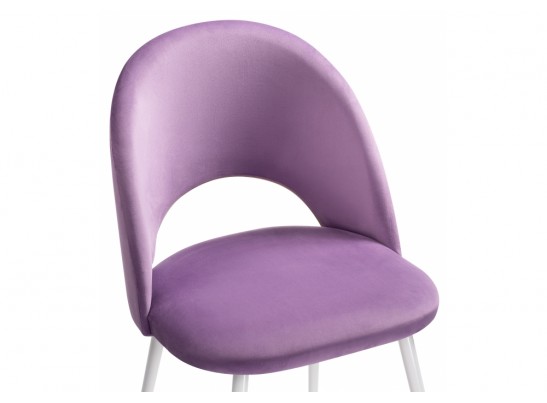 Стул на металлокаркасе Ирре сиреневый / белый глянец в Ростове-на-Дону
