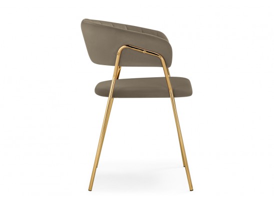 Стул на металлокаркасе Kamelia 1 cappuccino / gold в Ростове-на-Дону