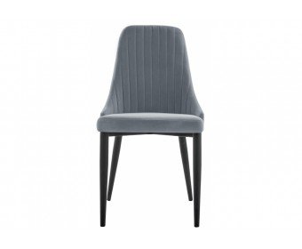 Стул на металлокаркасе Kora gray / black