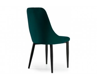 Стул на металлокаркасе Kora green / black