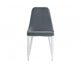 Стул на металлокаркасе Kora white / gray