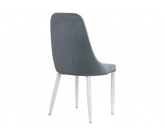 Стул на металлокаркасе Kora white / gray