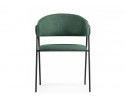 Стул на металлокаркасе Криспиан зеленый / черный в Ростове-на-Дону