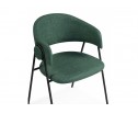 Стул на металлокаркасе Криспиан зеленый / черный в Ростове-на-Дону