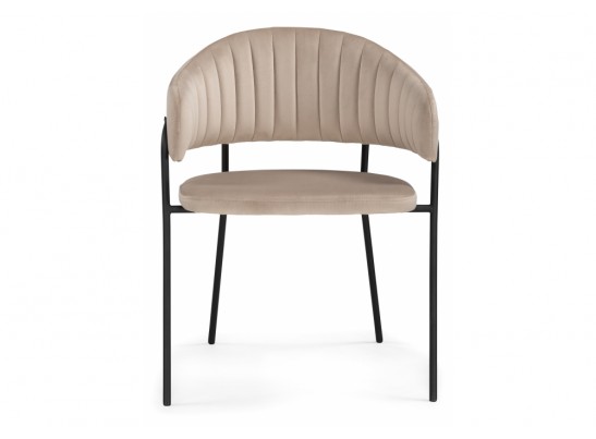 Стул на металлокаркасе Лукас бежевый / черный в Ростове-на-Дону