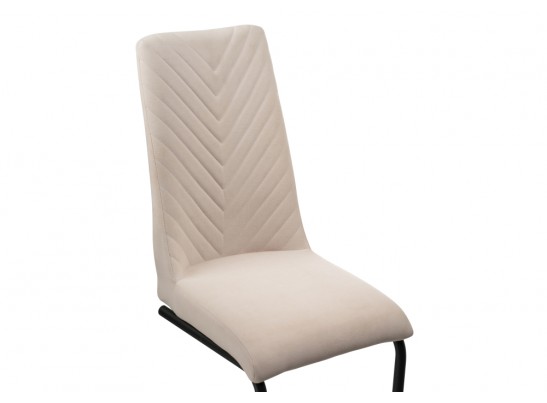 Стул на металлокаркасе Лулла бежевый / черный в Ростове-на-Дону