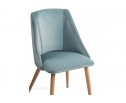 Стул на металлокаркасе Morgan light blue / wood в Ростове-на-Дону
