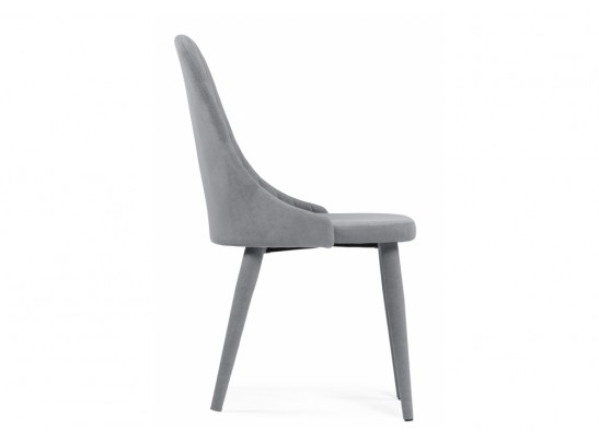 Стул на металлокаркасе Морос с чехлом микровелюр катания сильвер в Ростове-на-Дону