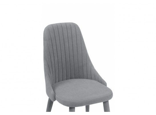 Стул на металлокаркасе Морос с чехлом микровелюр катания сильвер в Ростове-на-Дону