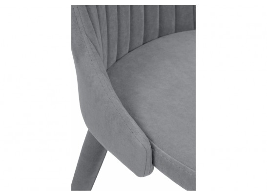 Стул на металлокаркасе Морос с чехлом микровелюр катания сильвер в Ростове-на-Дону