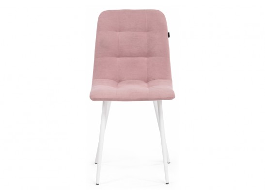 Стул на металлокаркасе Нора пыльно-розовый / белый каркас в Ростове-на-Дону