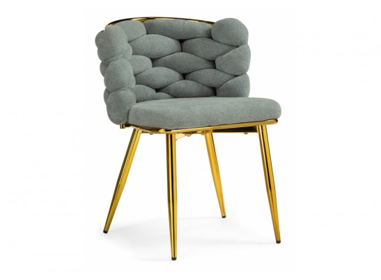 Стул на металлокаркасе Rendi light gray / gold в Ростове-на-Дону