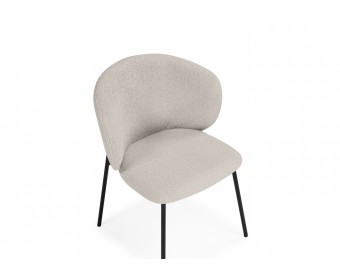 Стул на металлокаркасе Рикко бежевый (05 beige) / черный