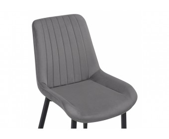 Стул на металлокаркасе Seda 1 dark gray / gold / black