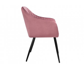 Стул на металлокаркасе Slam dark pink