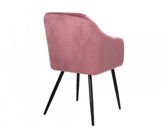 Стул на металлокаркасе Slam dark pink