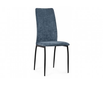 Стул на металлокаркасе Tod black / blue