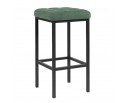 Барный стул Лофт катания изумруд / черный матовый