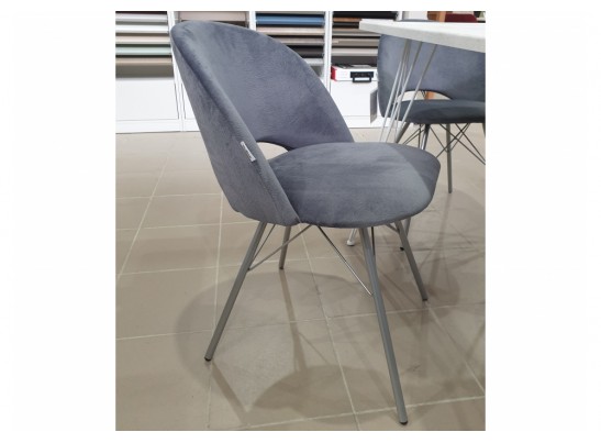 Стул на металлокаркасе SHT-ST34/S37 платиново-серый / хром лак в Ростове-на-Дону