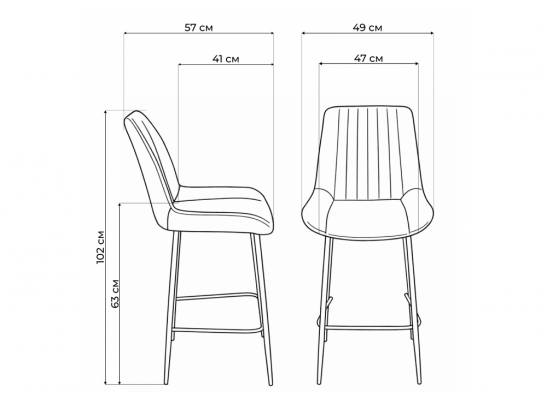 Полубарный стул Седа бежевый (zd 210) / золотой в Ростове-на-Дону