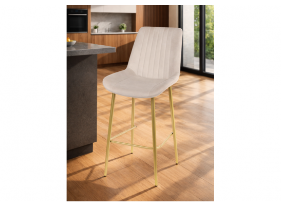 Полубарный стул Седа бежевый (zd 210) / золотой в Ростове-на-Дону
