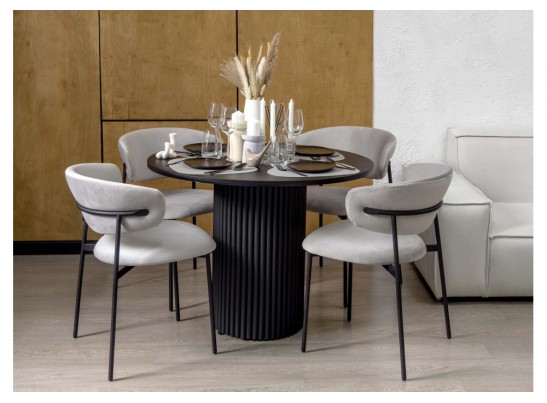 Стол Барел 100 черный / черный в Ростове-на-Дону