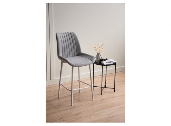 Полубарный стул Седа светло-серый (zd 960) / белый в Ростове-на-Дону