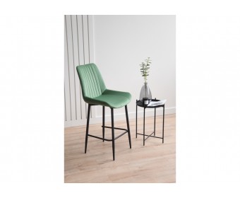 Полубарный стул Седа фисташковый (zd 651) / черный