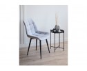 Стул на металлокаркасе Челси К светло-серый (zd 960) / черный в Ростове-на-Дону