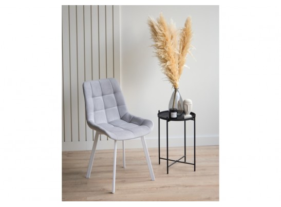 Стул на металлокаркасе Челси П светло-серый (zd 960) / белый в Ростове-на-Дону