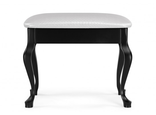 Банкетка Лусте черная / кожзам белый пунто в Ростове-на-Дону