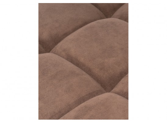 Барный стул Лофт микровелюр катания корица / черный матовый