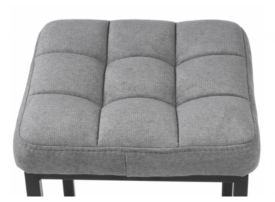 Барный стул Лофт ткань канди грей / черный матовый в Ростове-на-Дону