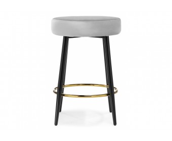 Барный стул Plato light gray