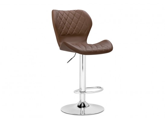 Барный стул Porch brown / chrome в Ростове-на-Дону