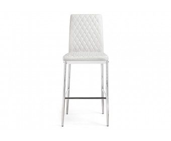 Барный стул Teon white / chrome