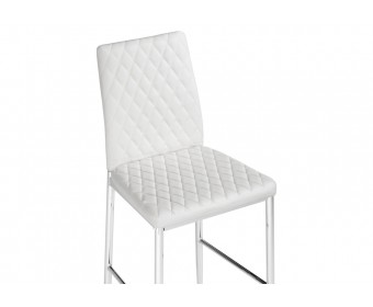 Барный стул Teon white / chrome
