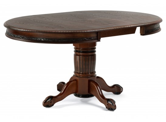 Деревянный стол Альфред 110(160)х110х80 орех / коричневая патина в Ростове-на-Дону