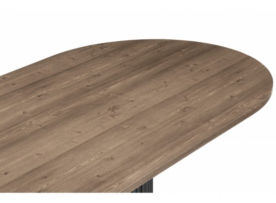 Деревянный стол Барон О 180 х 90 дуб кантри пленка / черный в Ростове-на-Дону