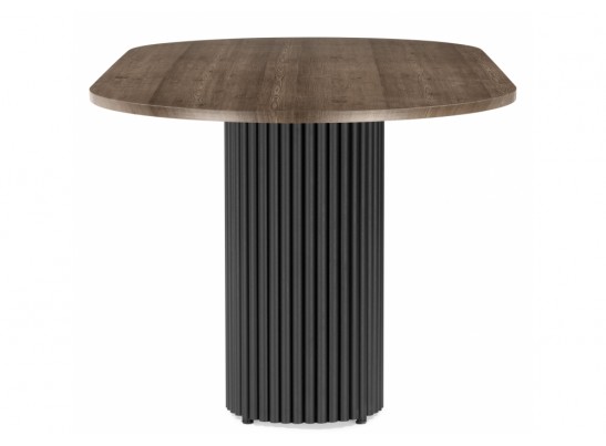 Деревянный стол Барон О 200 х 90 дуб кантри пленка / черный в Ростове-на-Дону