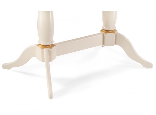 Деревянный стол Джил 140(180)х80х78 слоновая кость с золотой патиной в Ростове-на-Дону