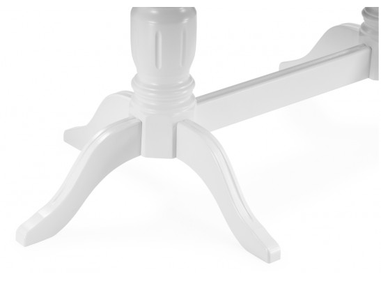 Деревянный стол Эвклаз 160(200)х90х77 белый / белый в Ростове-на-Дону