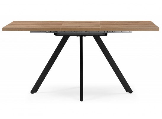 Деревянный стол Райн 32 116(160)x77 раздвижной дуб табачный / черный в Ростове-на-Дону