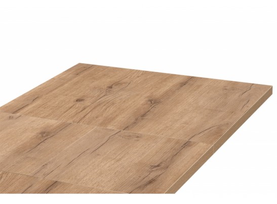 Деревянный стол Райн 32 116(160)x77 раздвижной дуб табачный / черный в Ростове-на-Дону