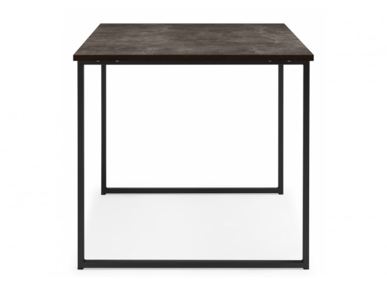 Деревянный стол Лиман 117 х 77 бетон темный / черный матовый в Ростове-на-Дону