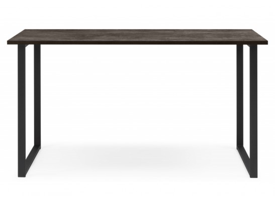 Деревянный стол Лиман 117 х 77 бетон темный / черный матовый в Ростове-на-Дону