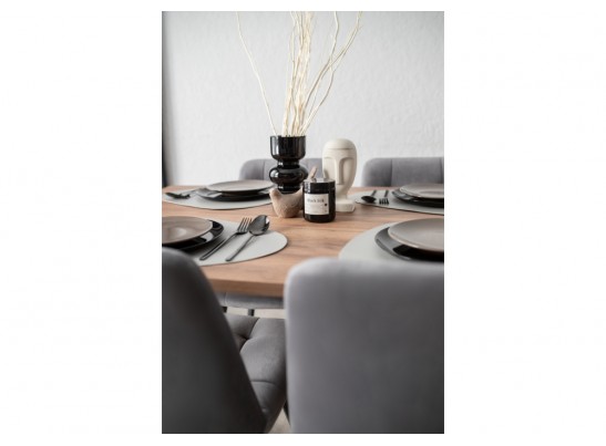 Деревянный стол Лиман 117 х 77 дуб крафт табачный / черный матовый в Ростове-на-Дону