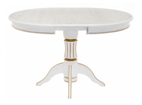 Деревянный стол Павия 100 молочный / золотая патина в Ростове-на-Дону