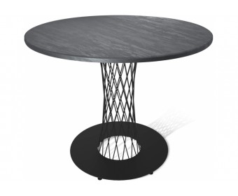 Деревянный стол Sheffilton SHT-TU3-1/90 черный муар / каменный уголь