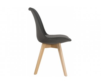 Деревянный стул Bonuss dark gray / wood